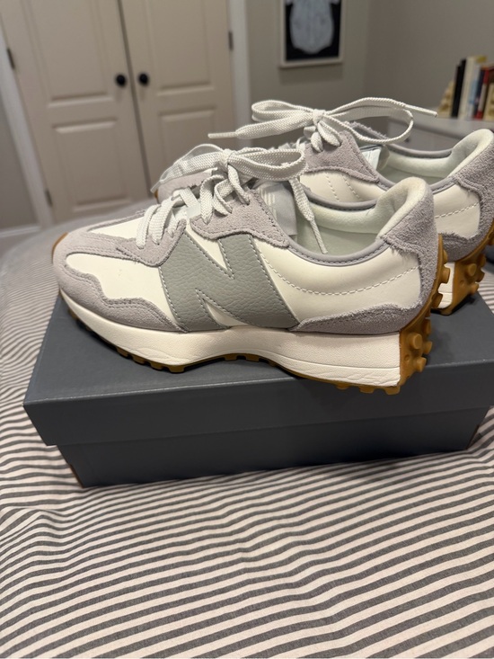 New Balance Shoes - New Balance Women’s White, Gray and Gum Retro Runner Sneakers